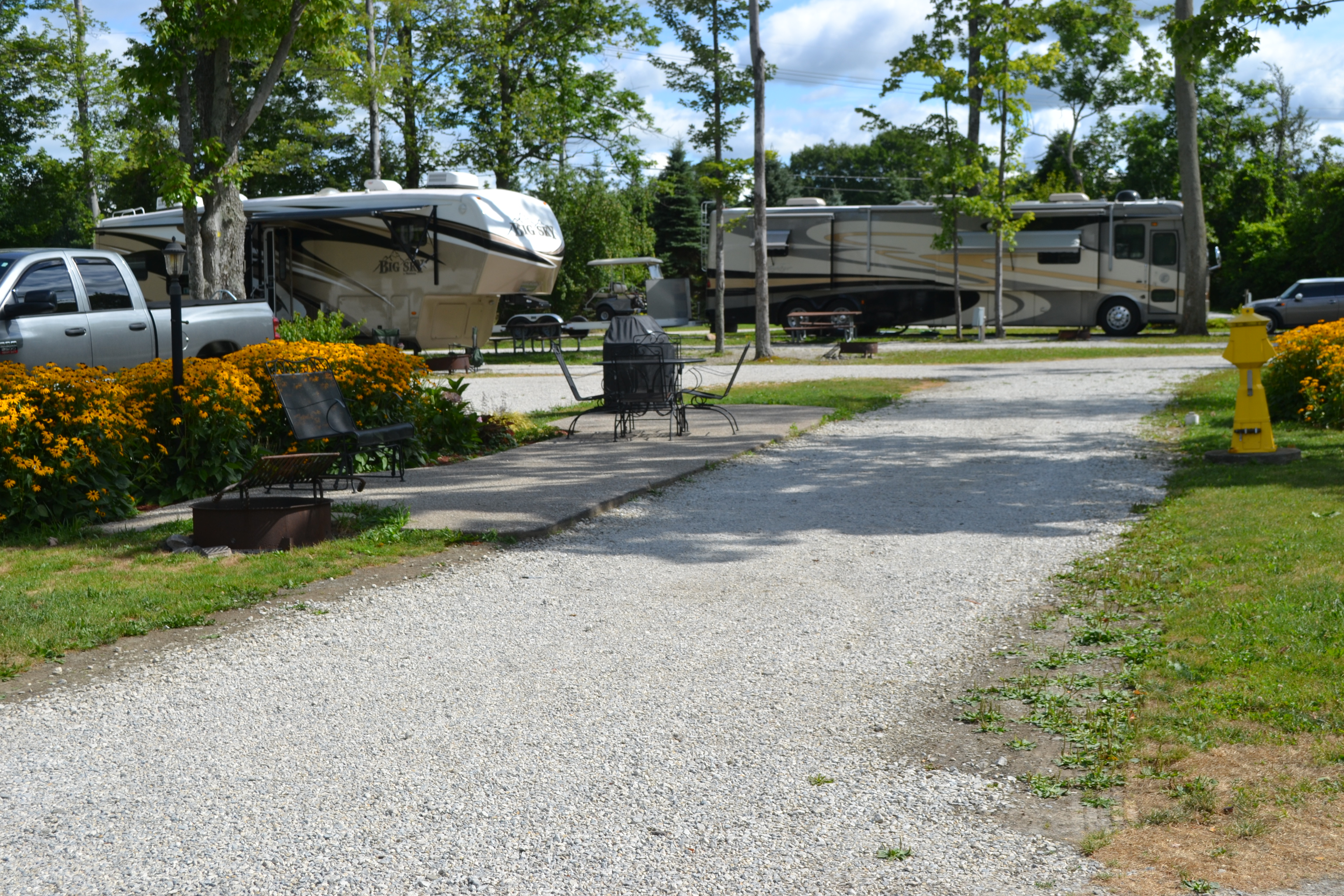 RV Deluxe Patio site (Sites 053-056)