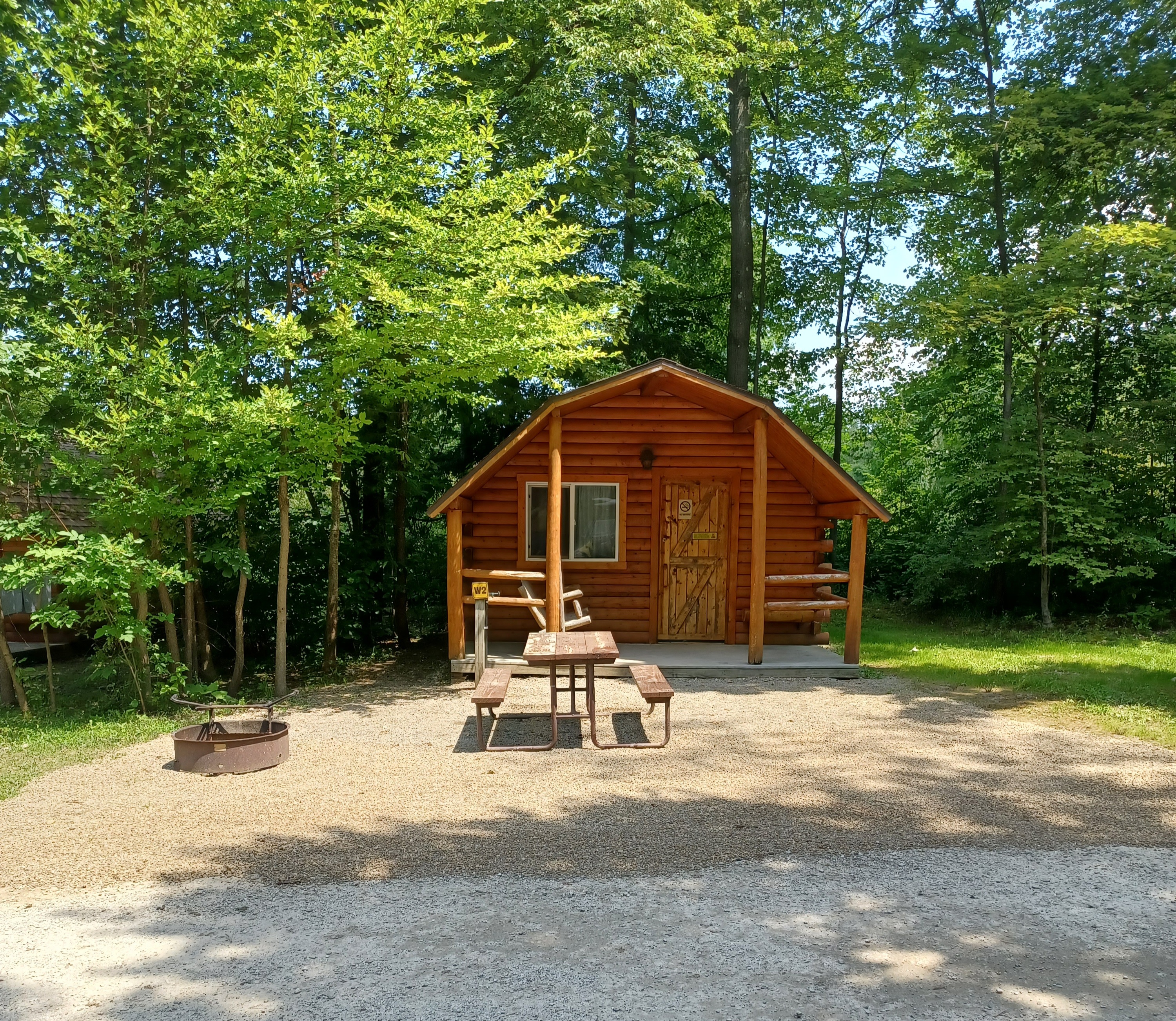 Site W02 Camping Cabin