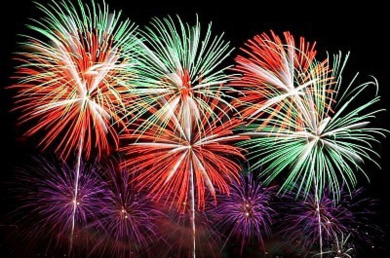 4th of July -- A spectacular show viewed from the campground Photo