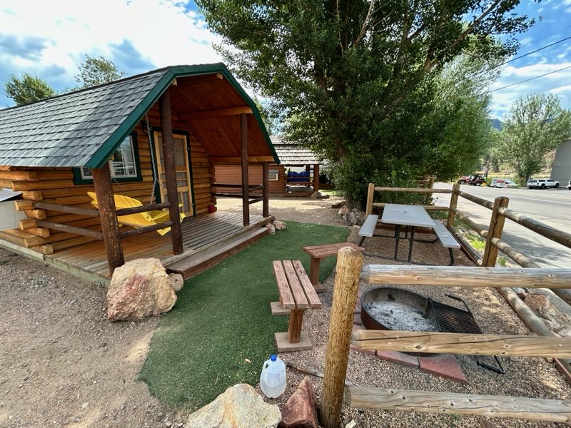 air conditioning rustic cabin