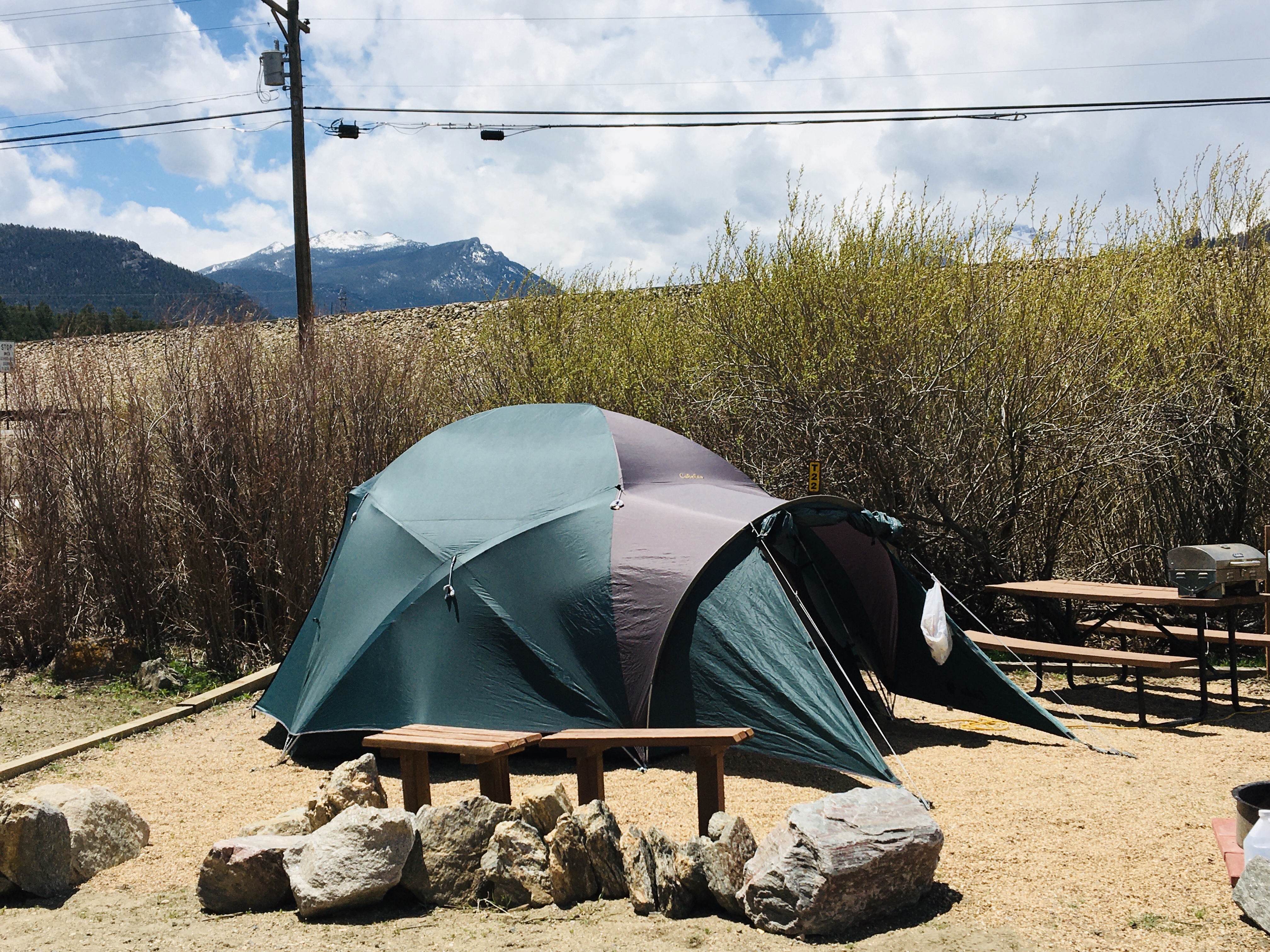 Tent site 22 without shelter
