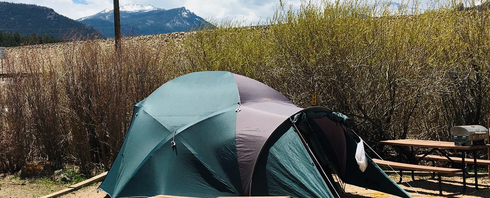 Tent site 22 without shelter