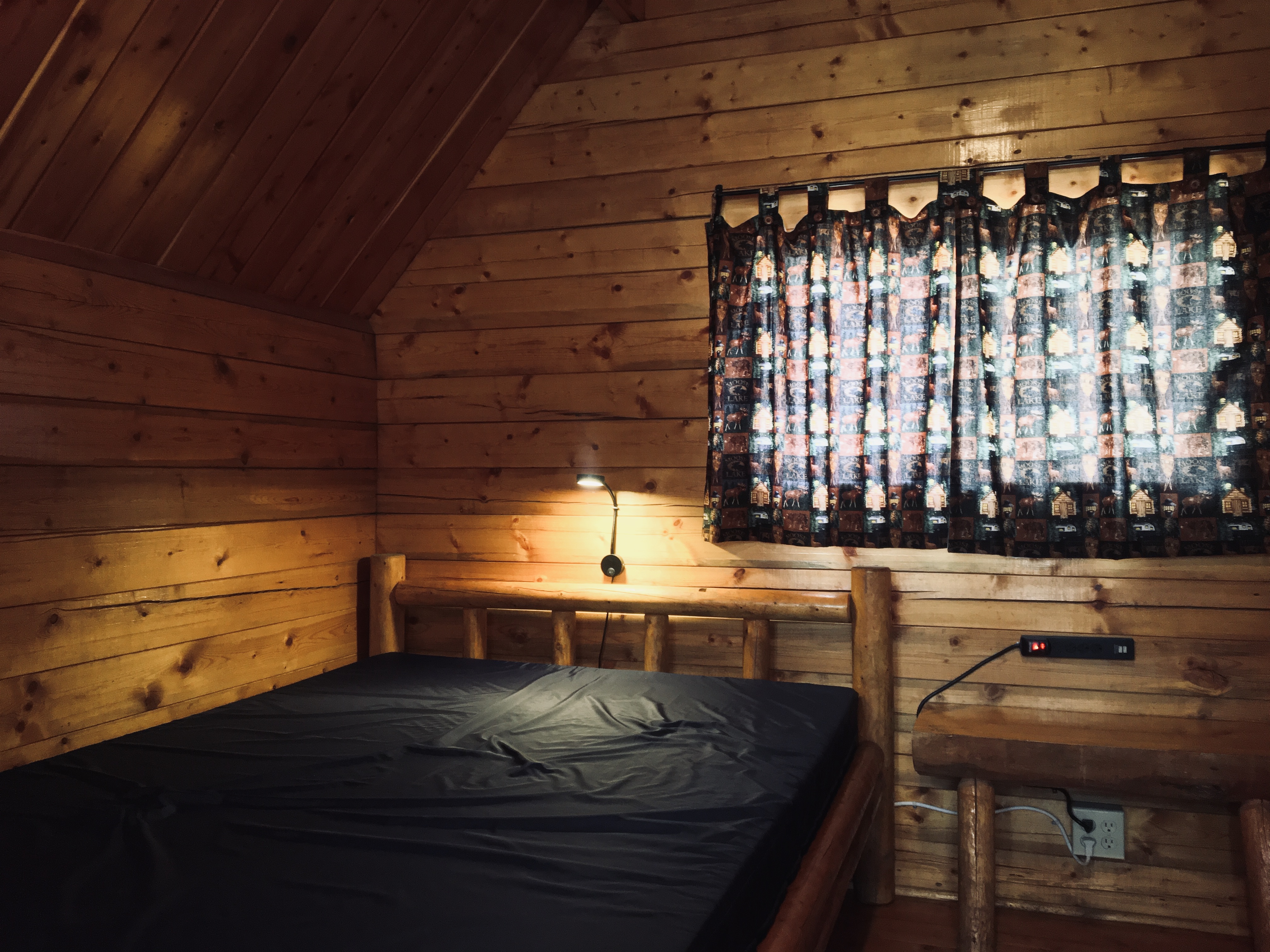 One Room Cabin Main Bed