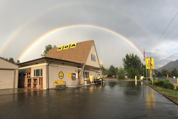 Rainbow at the KOA