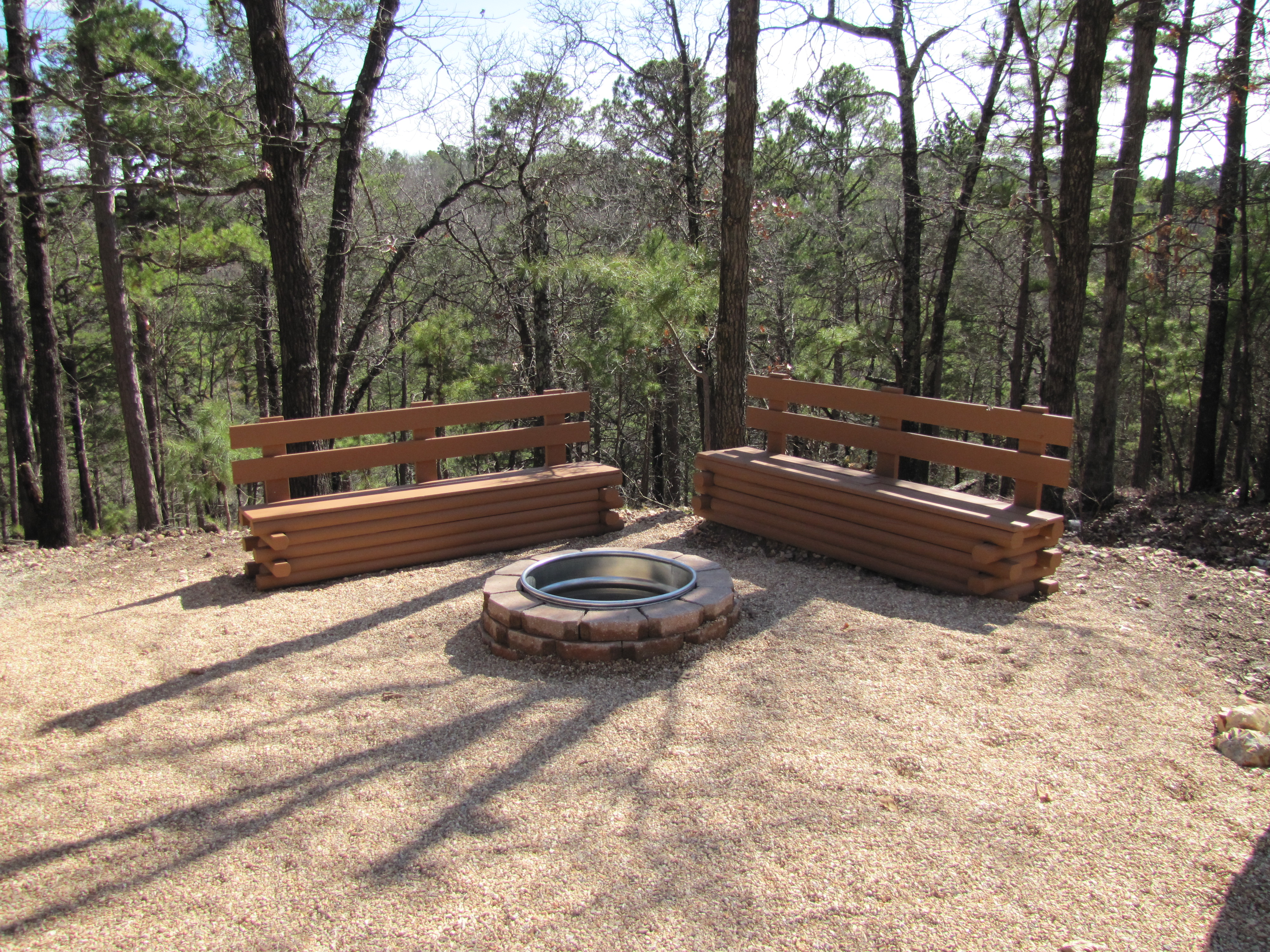 Yurt fire area