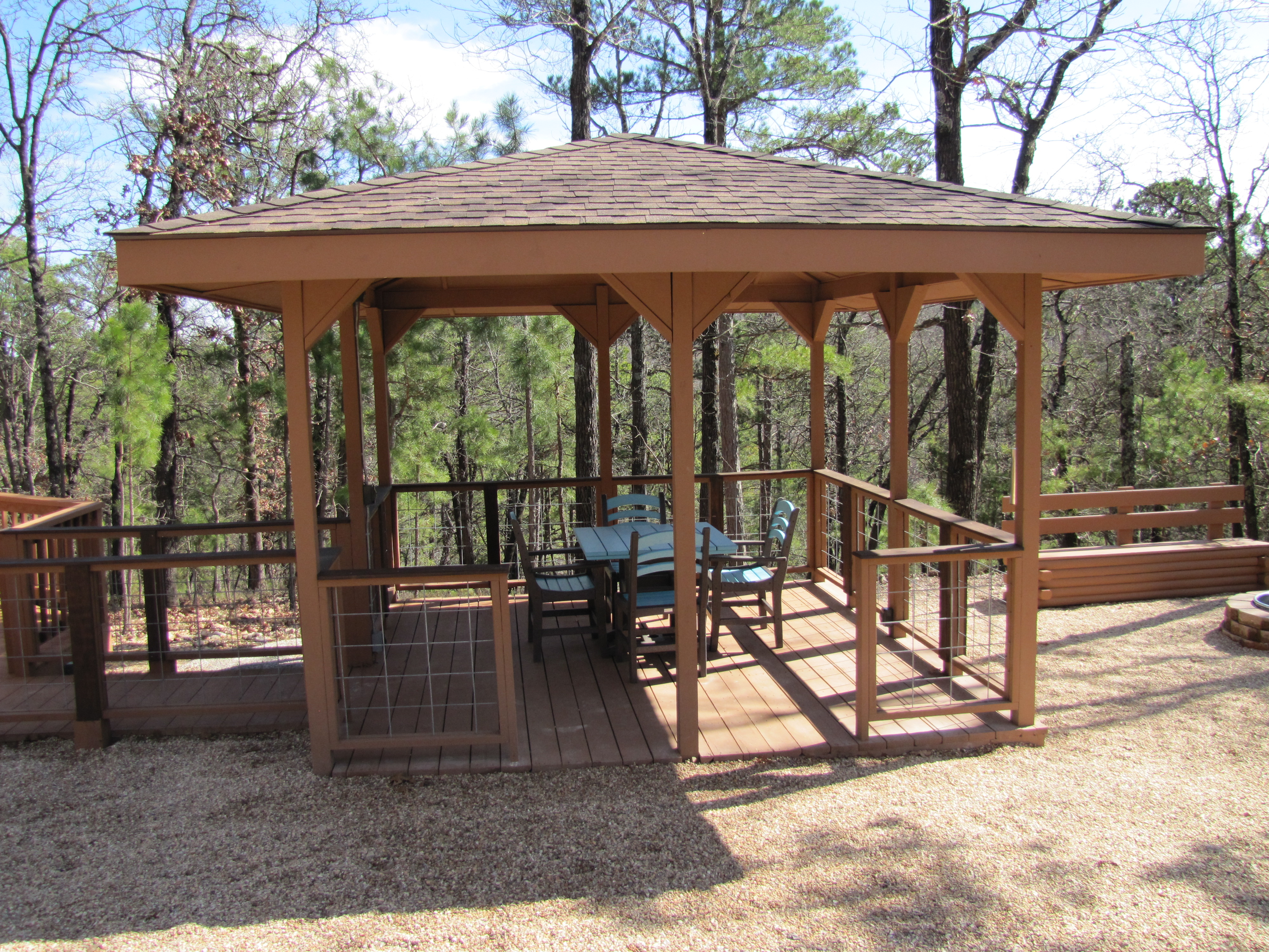 Yurt private gazebo