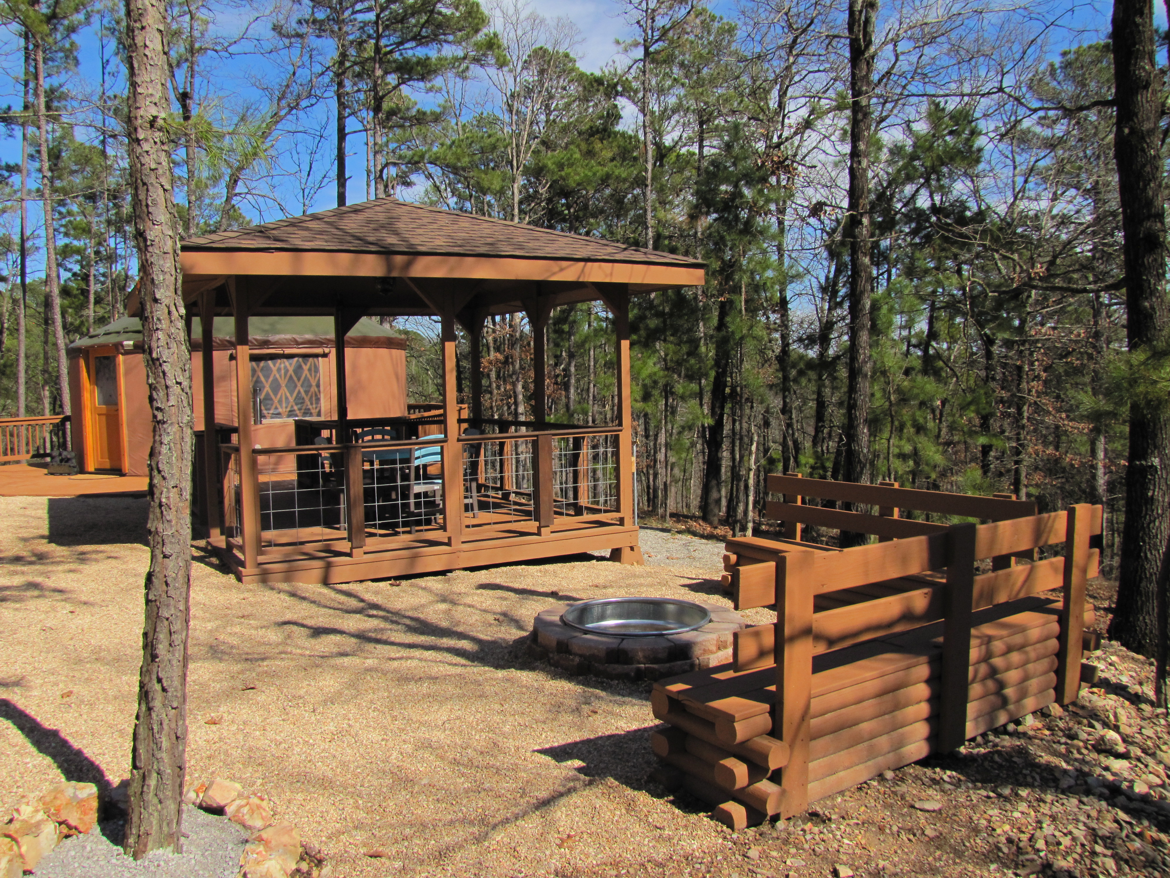 Yurt exterior