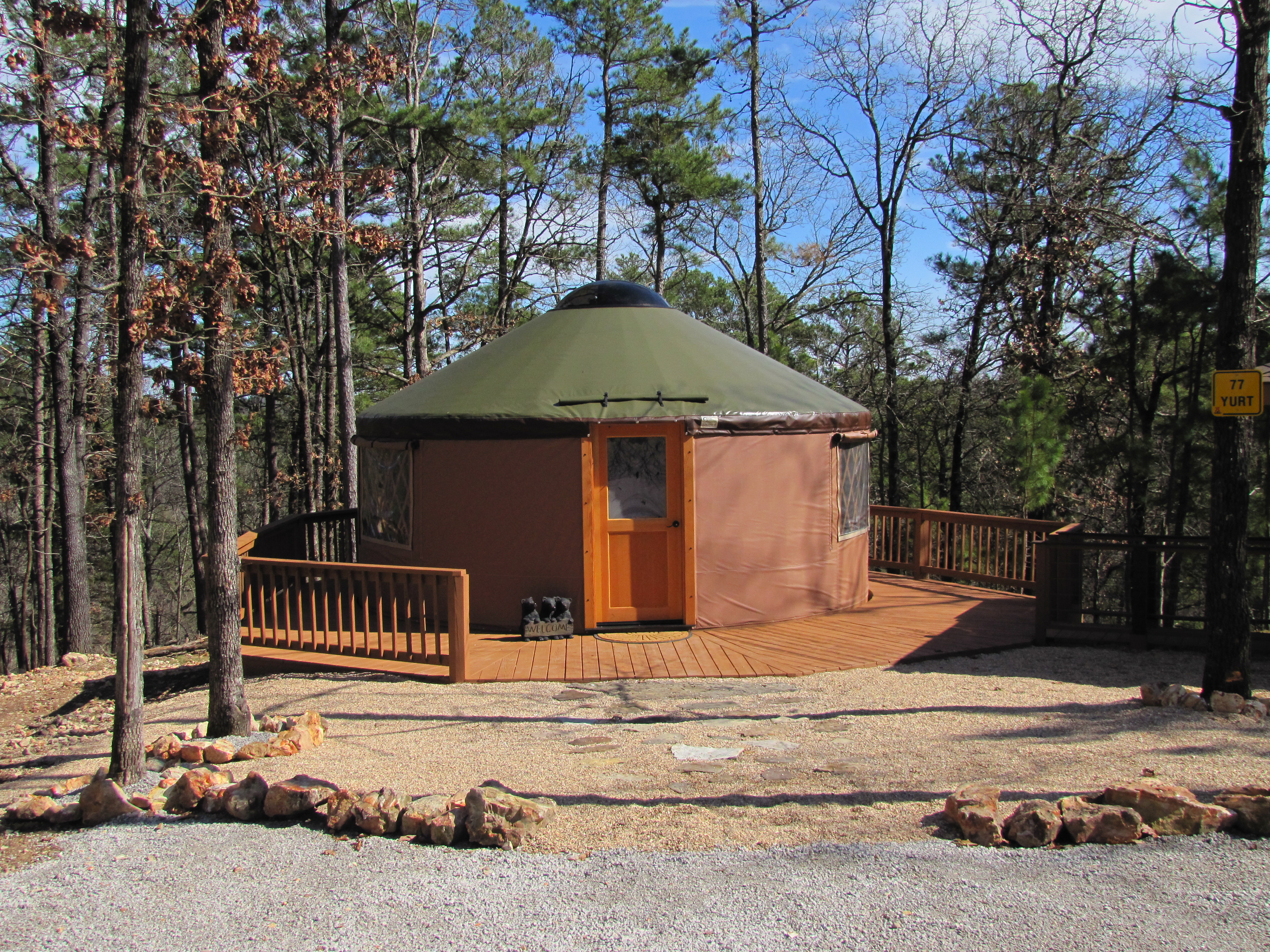 Yurt exterior