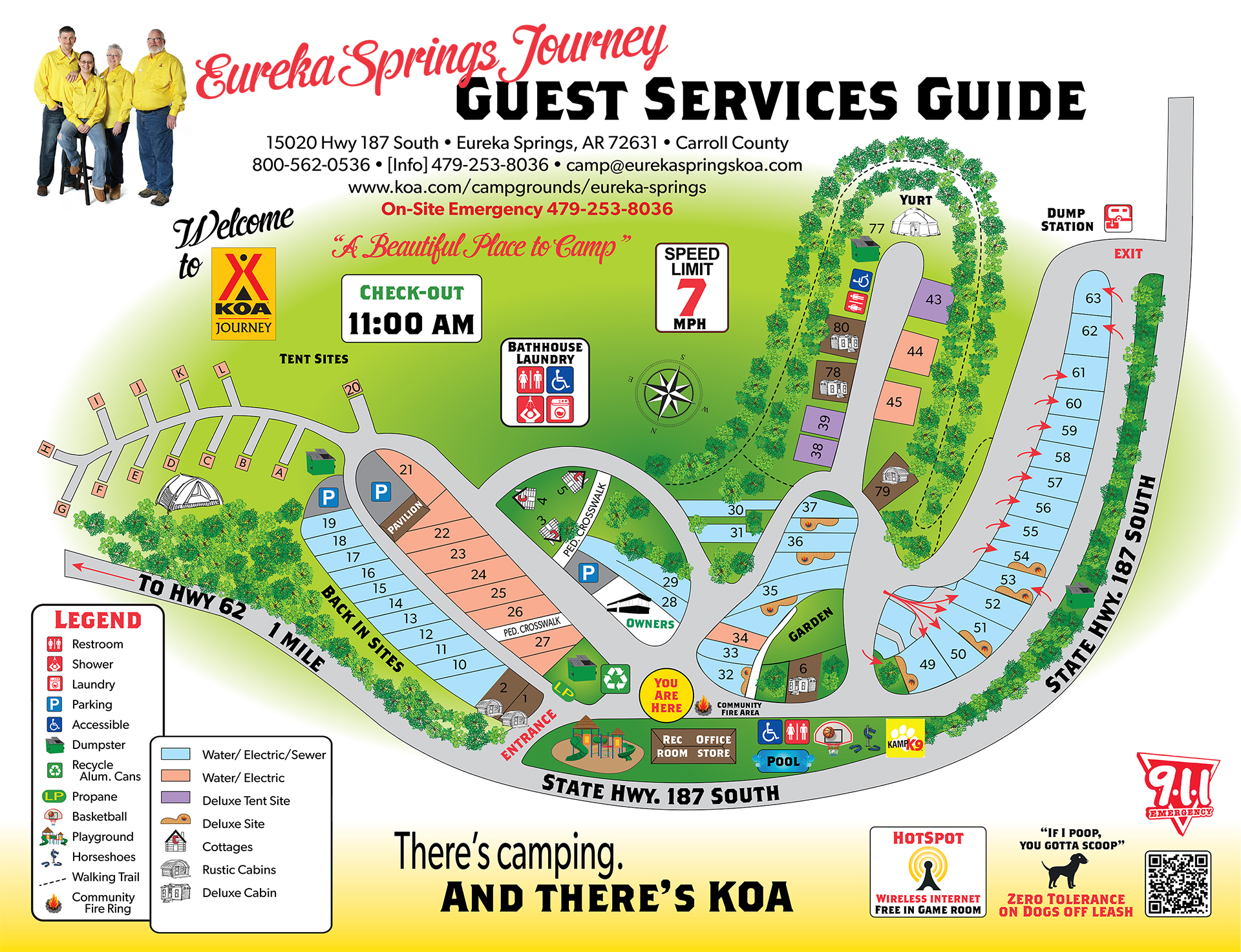 Campground Site Map
