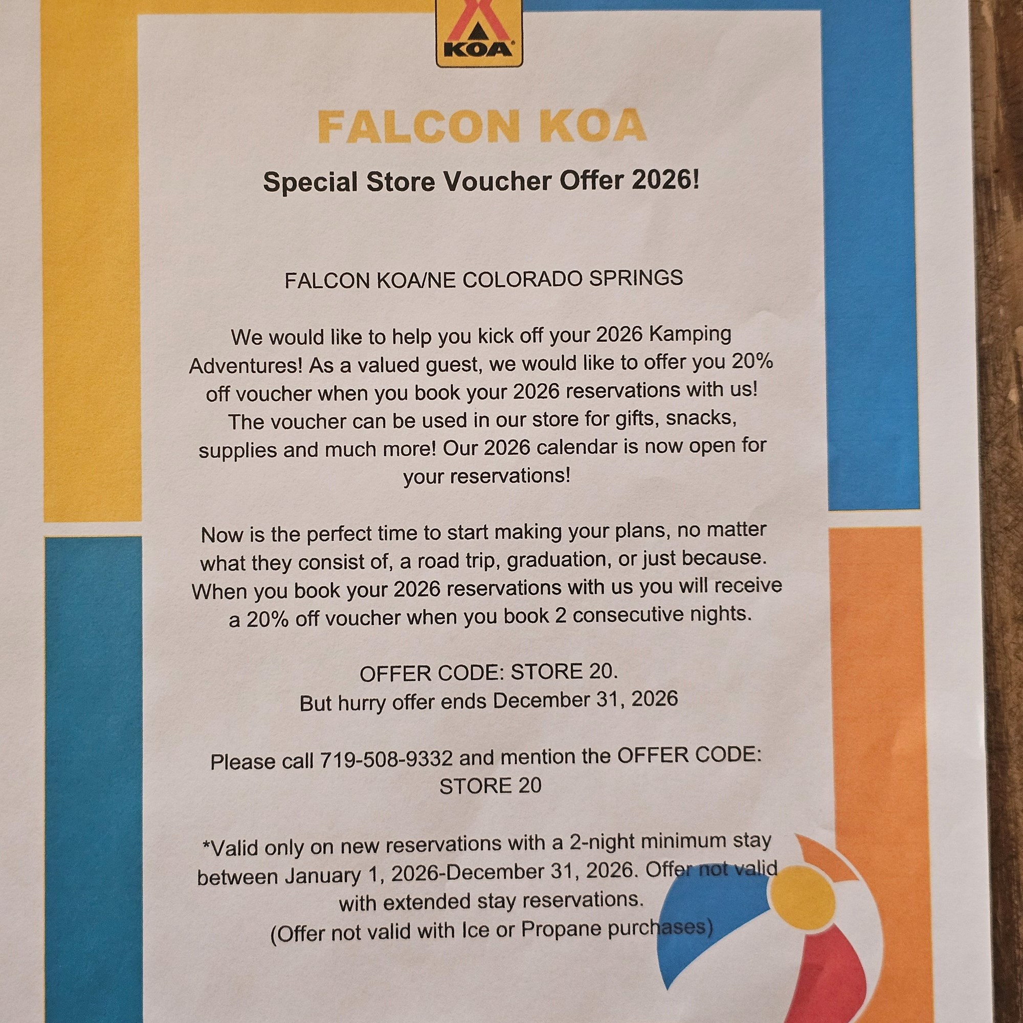 2026 Special Store Voucher Photo