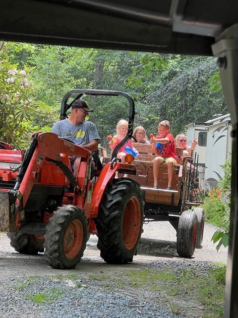 Water War Hay Rides on Fancy Gap Mountain Photo