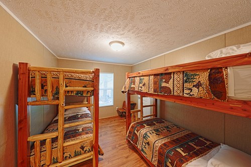 The Bunkroom features furniture built here in Fancy Gap
