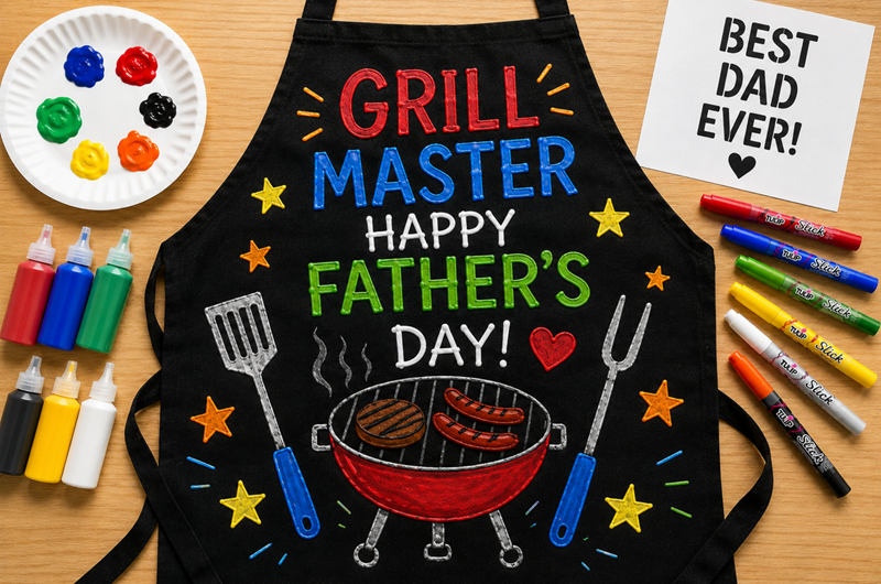 Decorate a Grilling Apron Photo