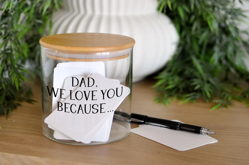 Dad Memory Jar Photo