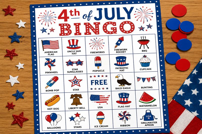 4th Of July Bingo Photo