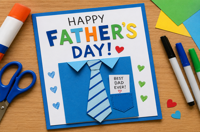 Fathers Day Card Craft Photo