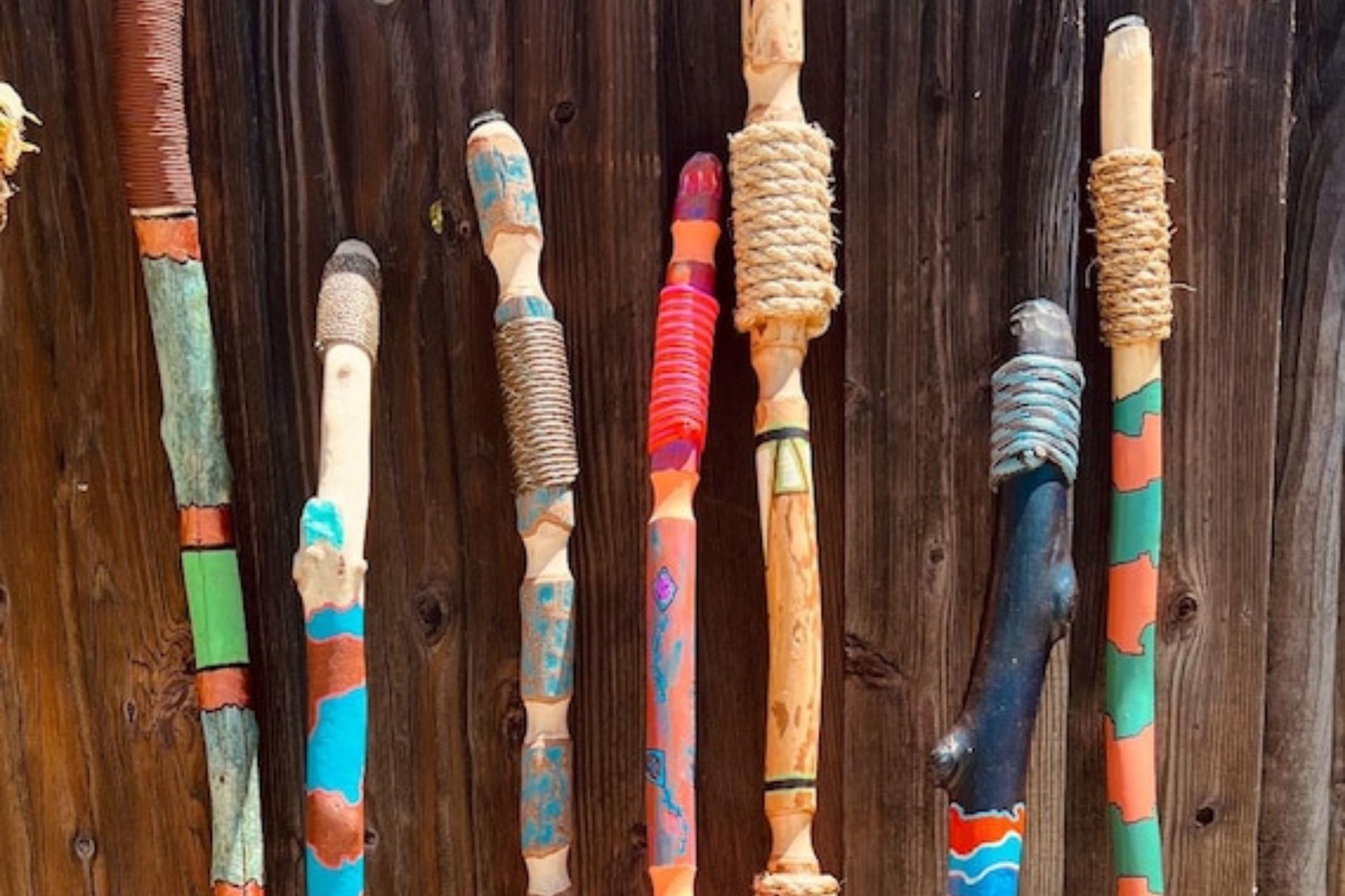 Walking Stick Decorating Photo