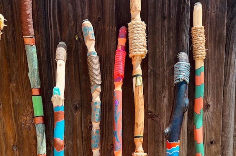 Walking Stick Decorating Photo