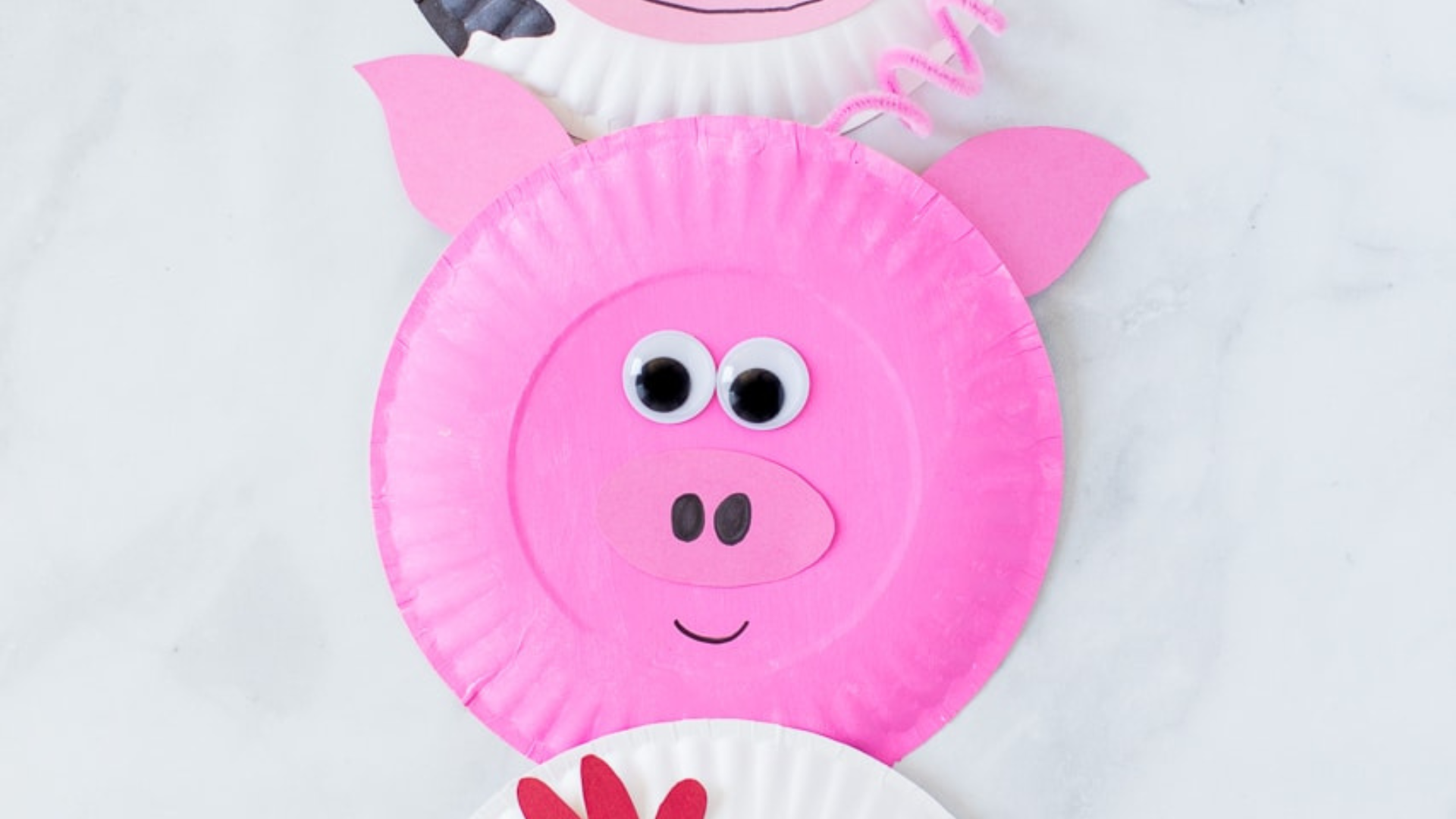 Paper Plate Farm Animals Photo