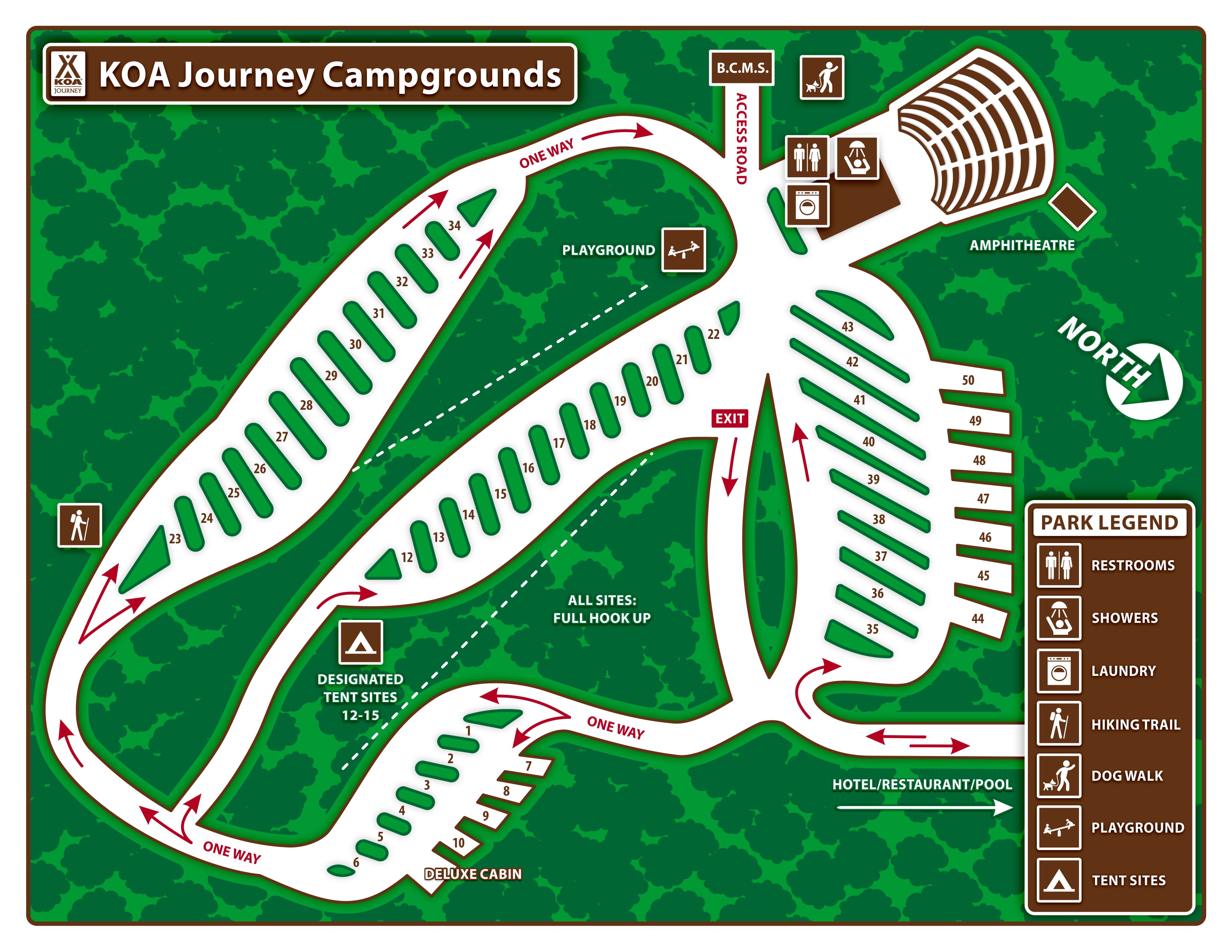 Campground Site Map