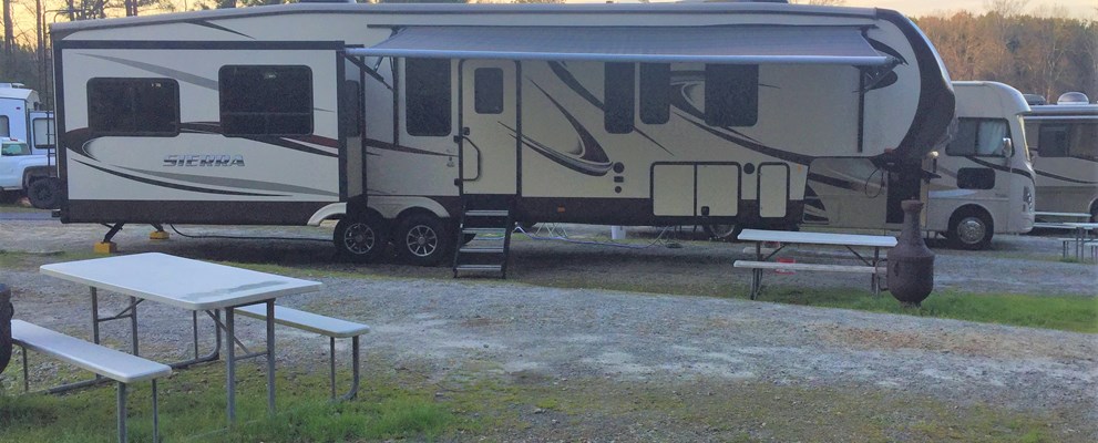 Pull Thru Site in the Rally Center Area.