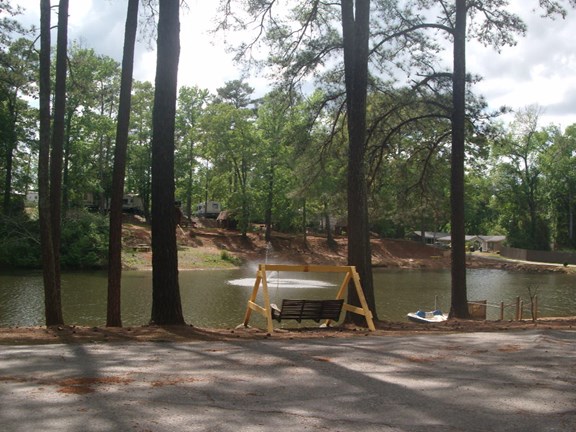 Lake with Swings & Paddle Boats