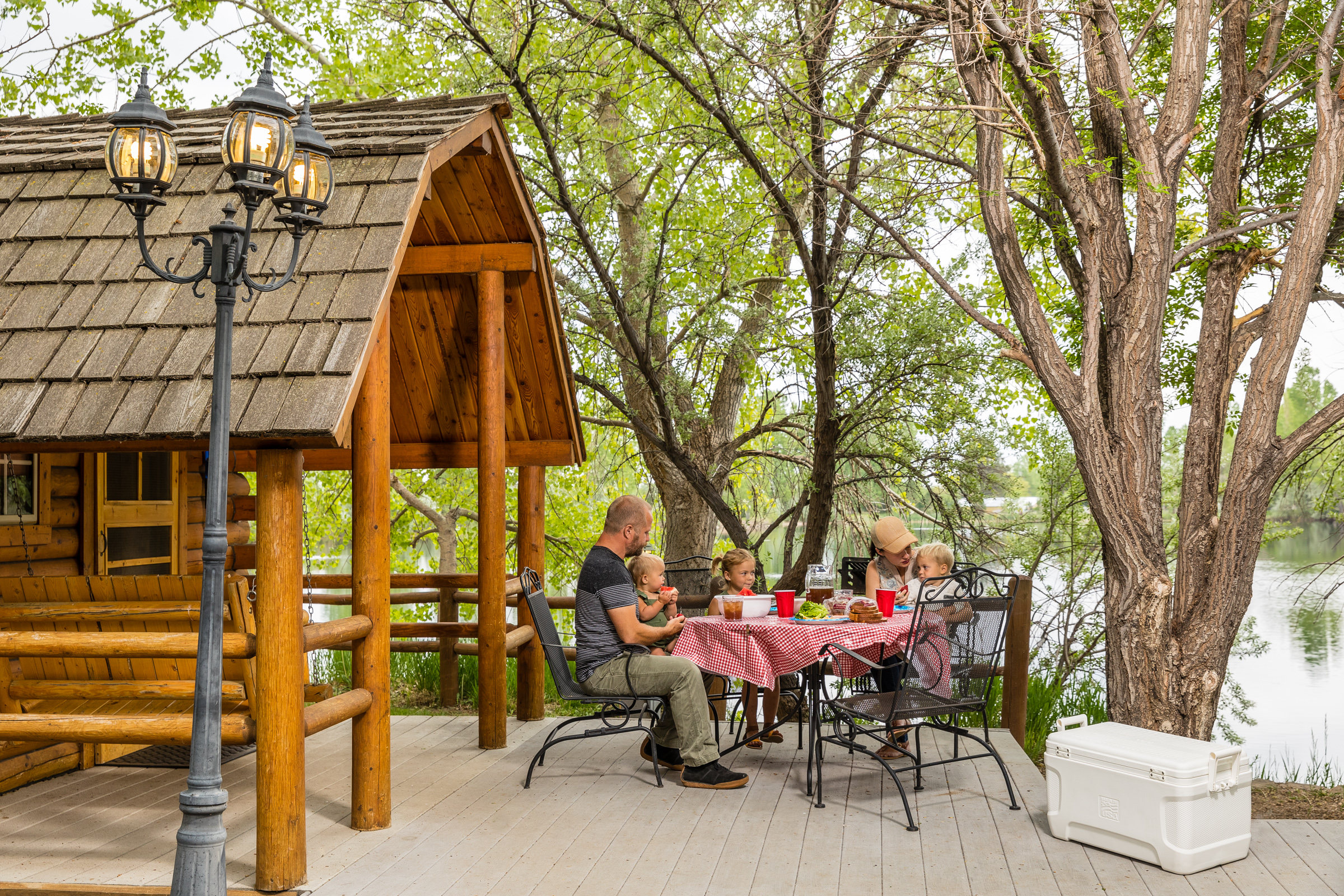 Dining outside