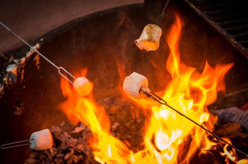 Saturday Evening Smores for 4rth of July/ Bisesquicentennial Photo