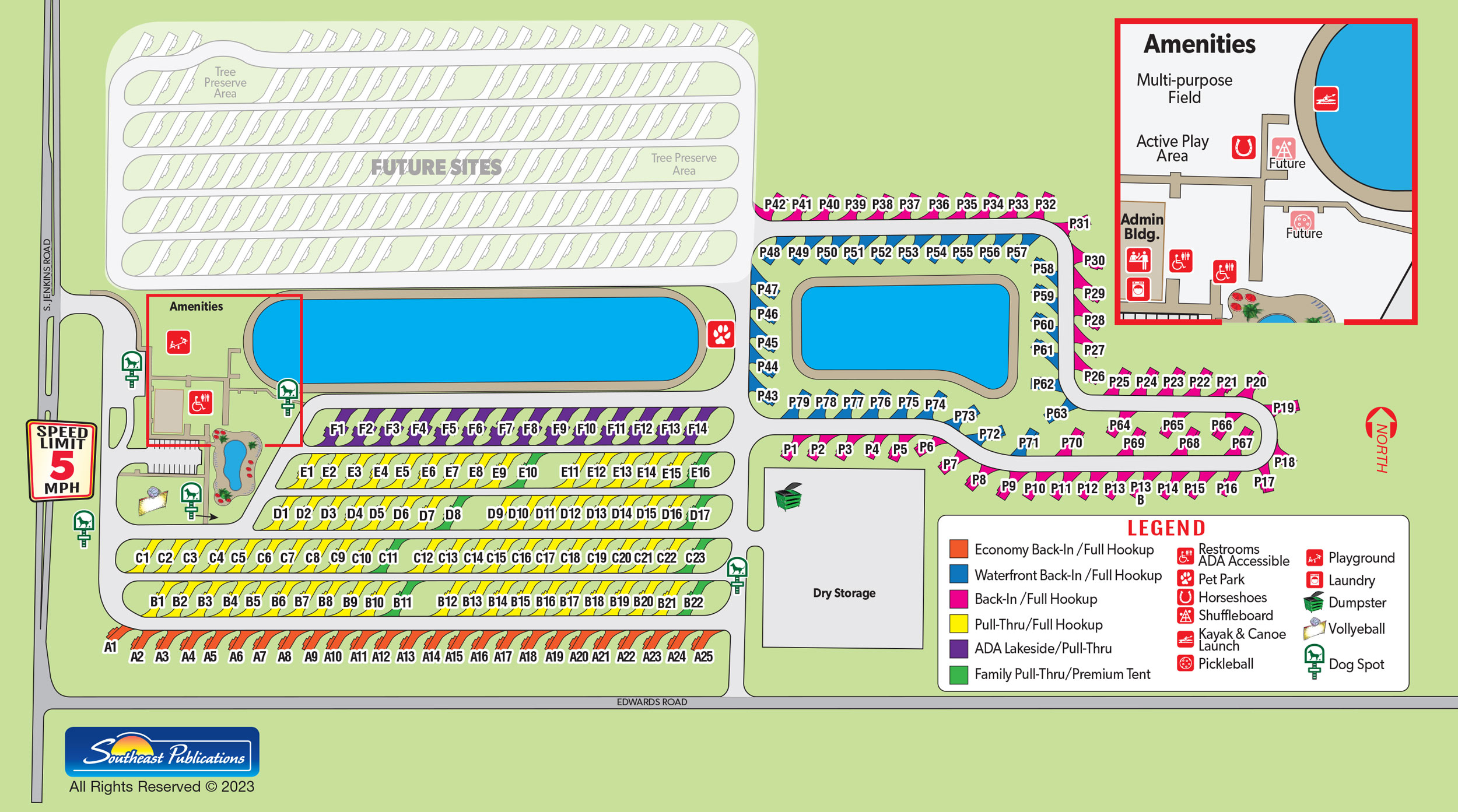 Campground Site Map