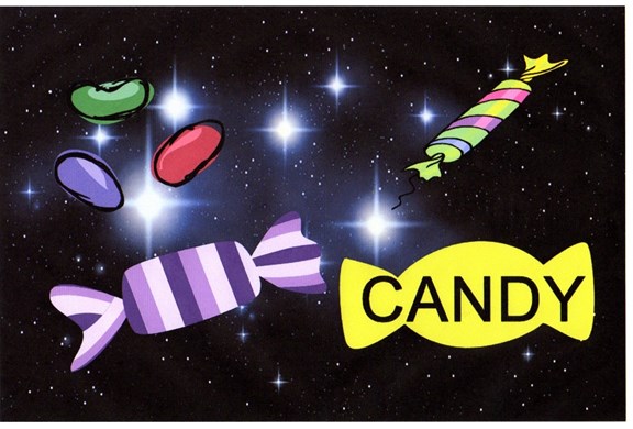 Flashlight Candy Hunt