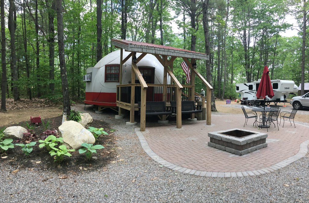 Unique Dome Lodging with bathroom and shower!