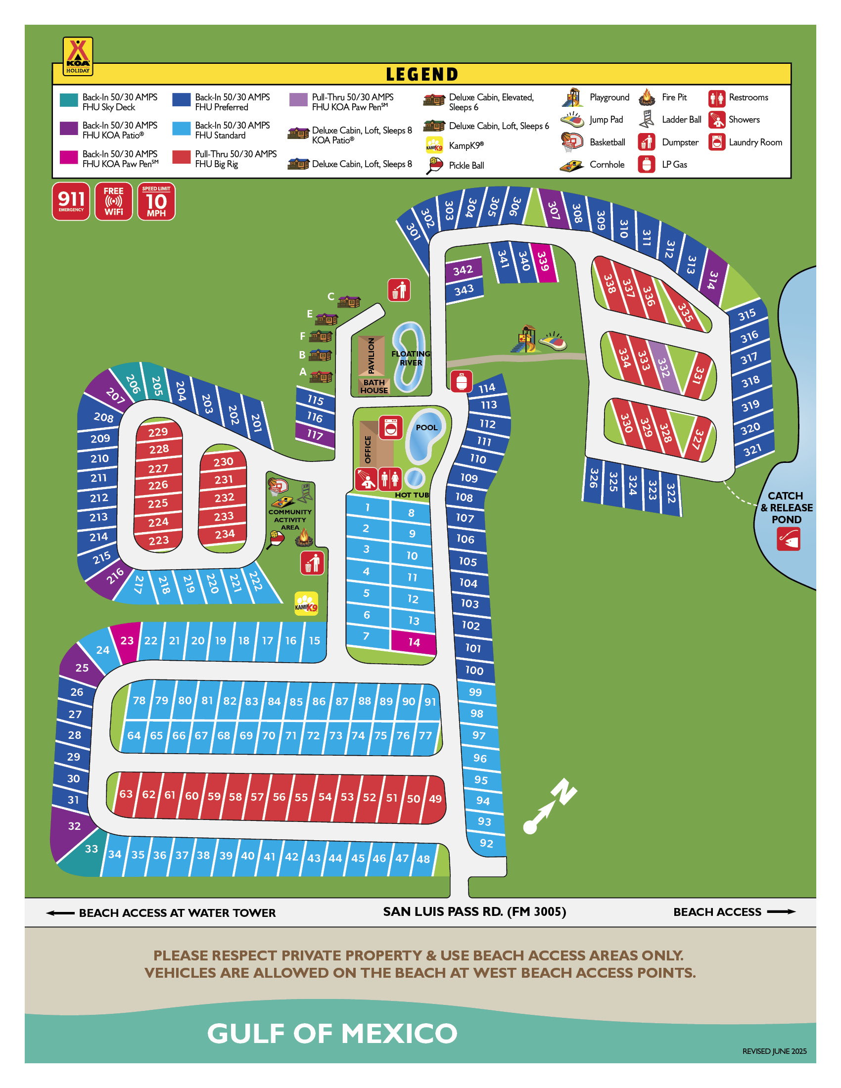 Campground Site Map