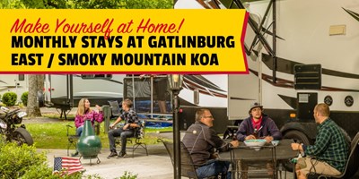 Monthly Stays at Gatlinburg East / Smoky Mountain KOA