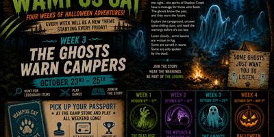 (Week 3) Four Halloween Weekends, Four Chapters, 1 Legend