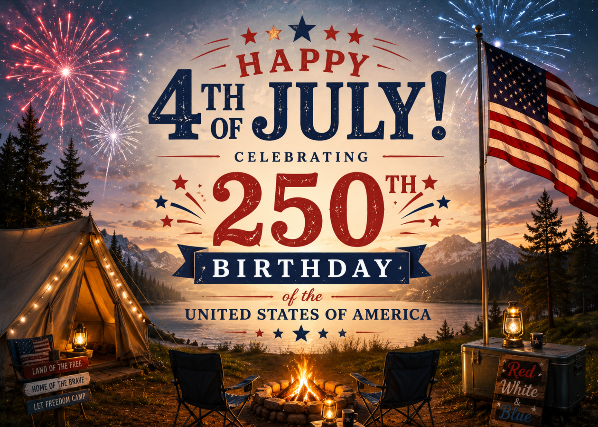 4th Of July 250 Years Photo