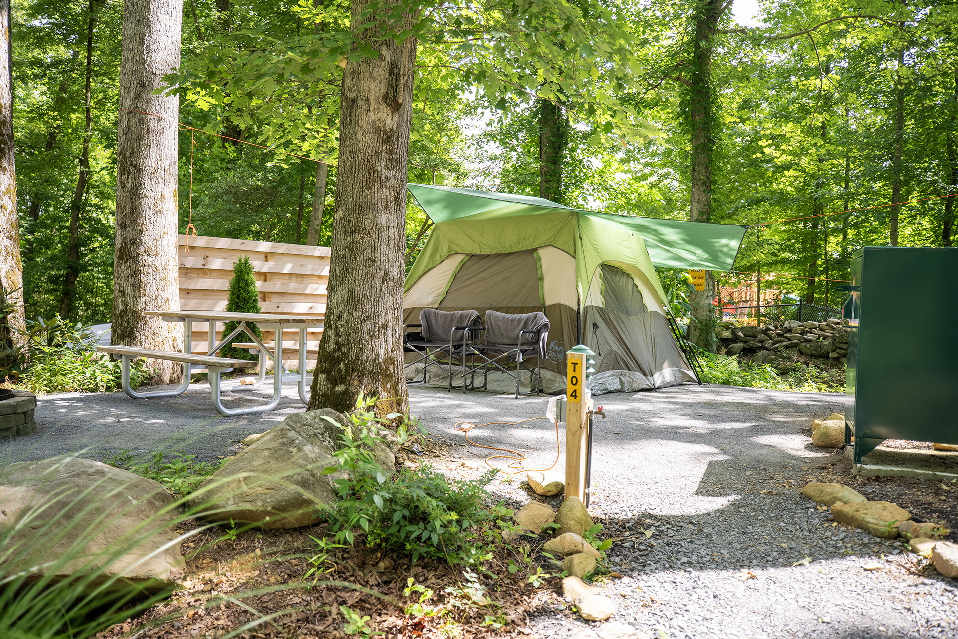 T4 - Tent Site, Water & Electric - Premium