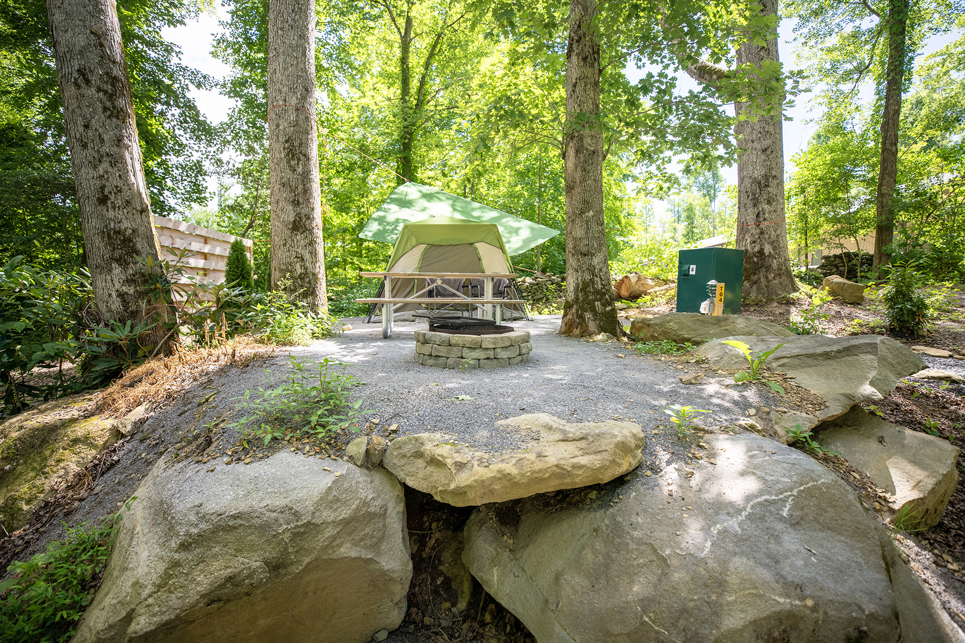 T4 - Tent Site, Water & Electric - Premium