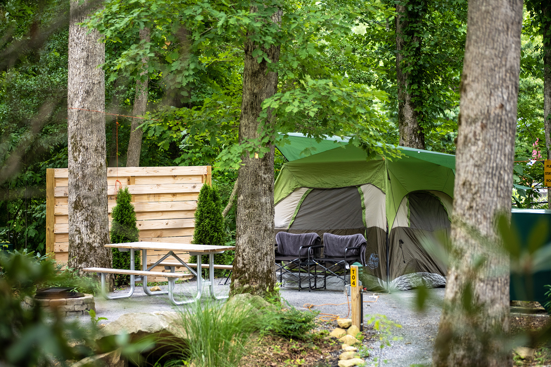T4 - Tent Site, Water & Electric - Premium