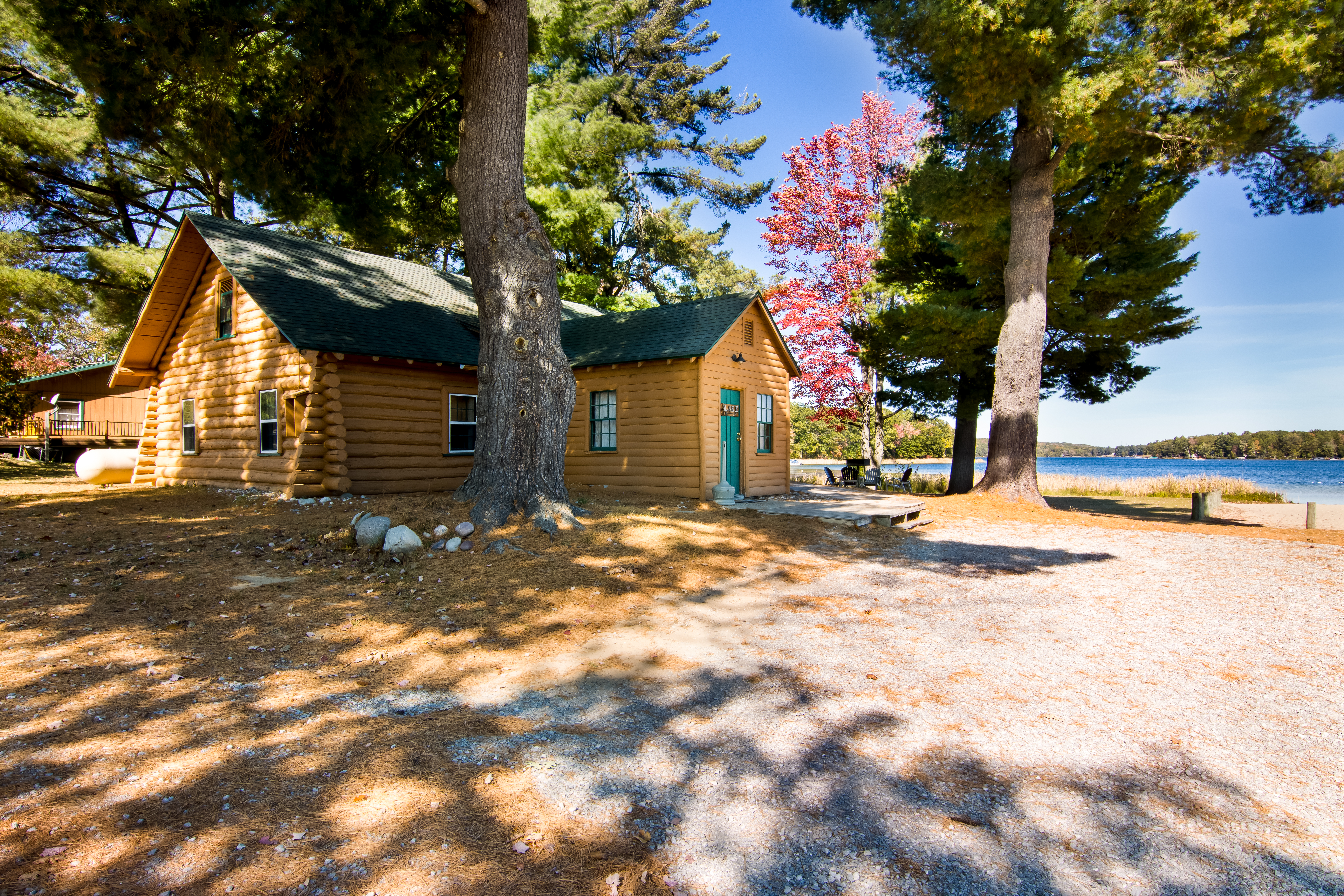 Lake House on Big Bradford Lake, Michigan - Exterior
