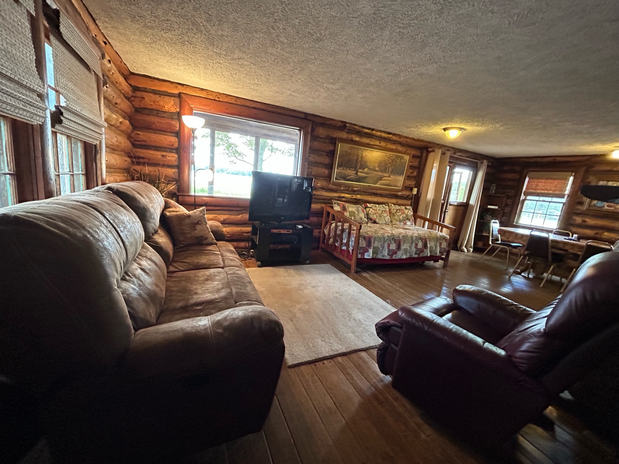 Lake House on Big Bradford Lake, Michigan - Living Room