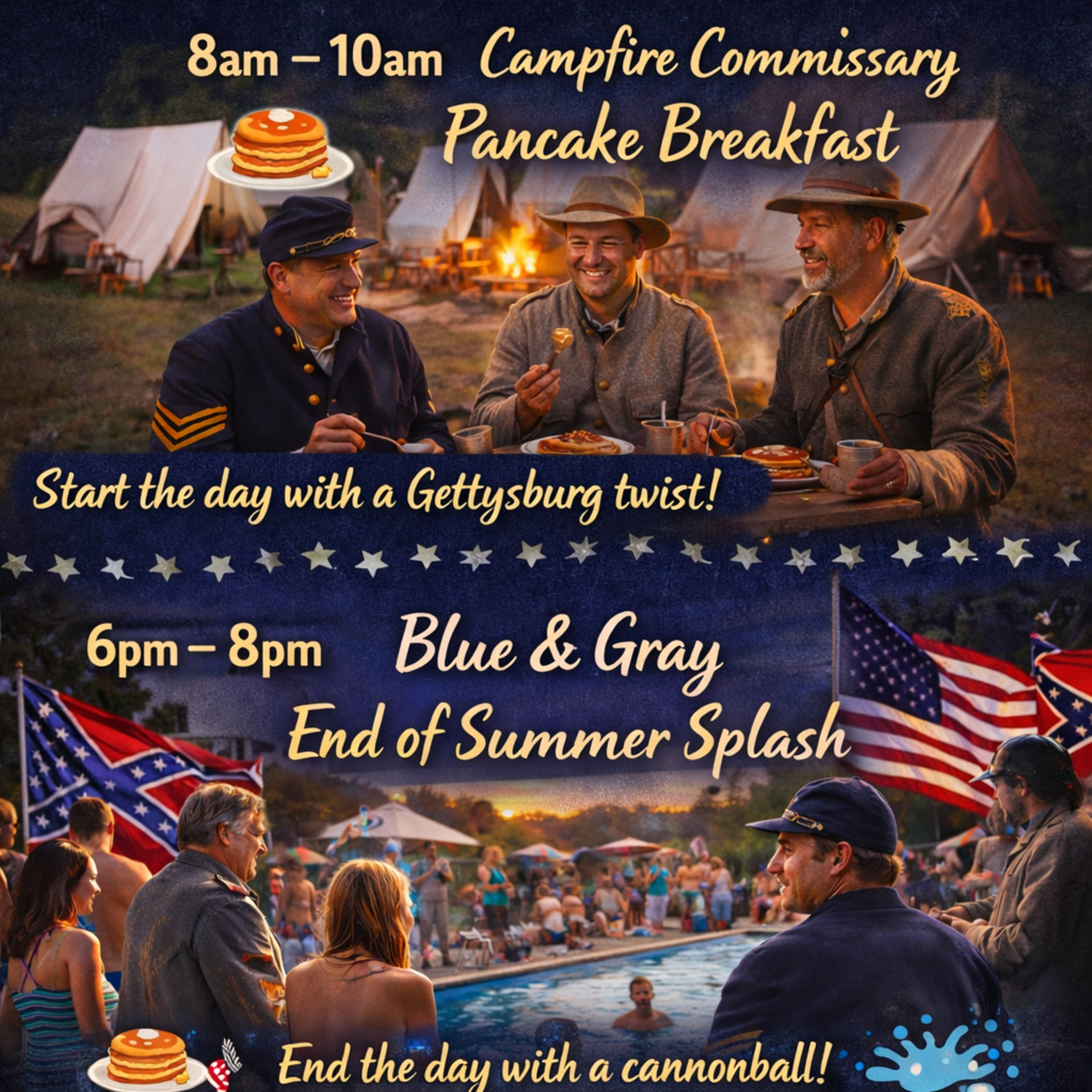 Campfire Commissary Pancake Breakfast Photo