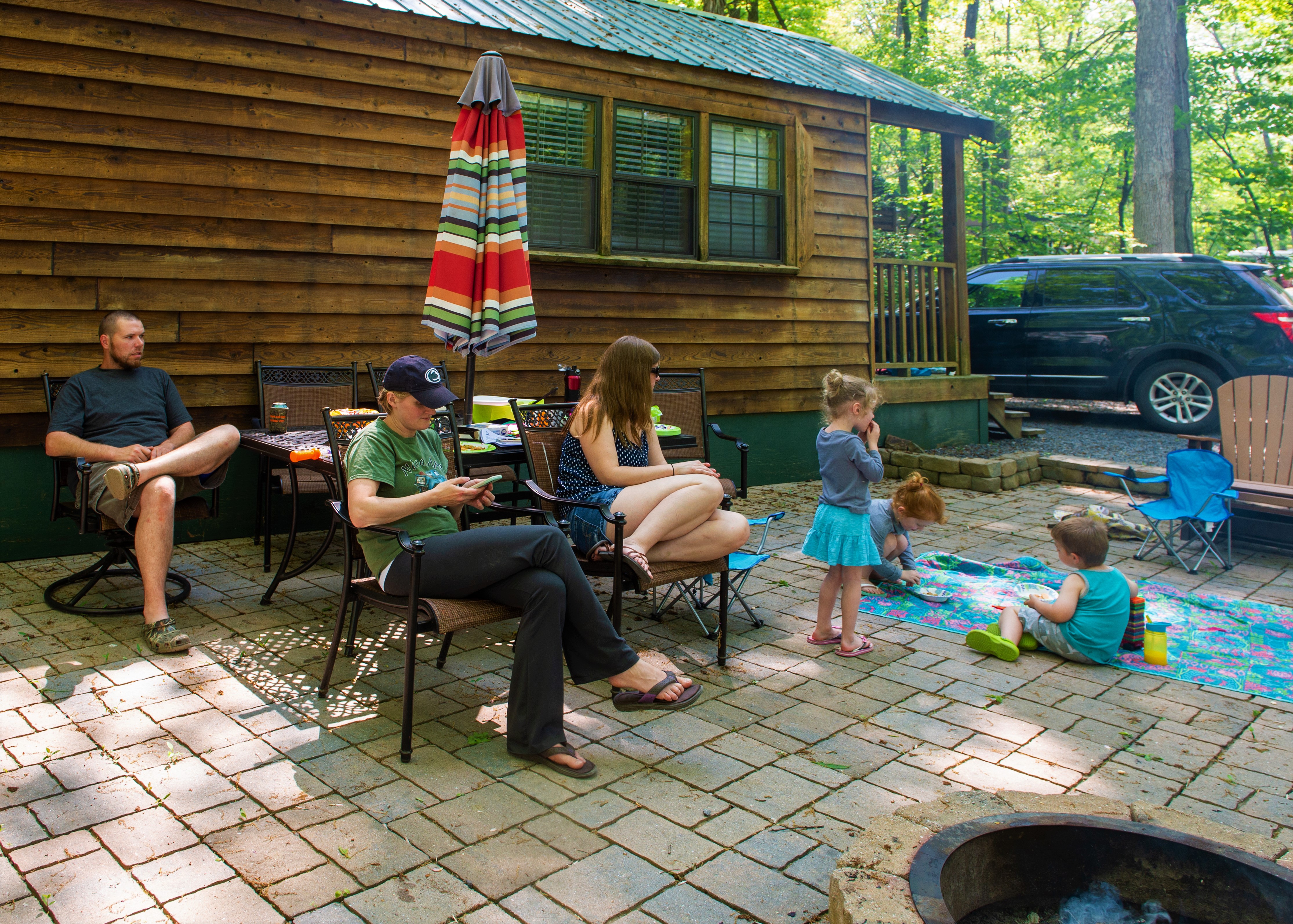 Patio at Lodge #1