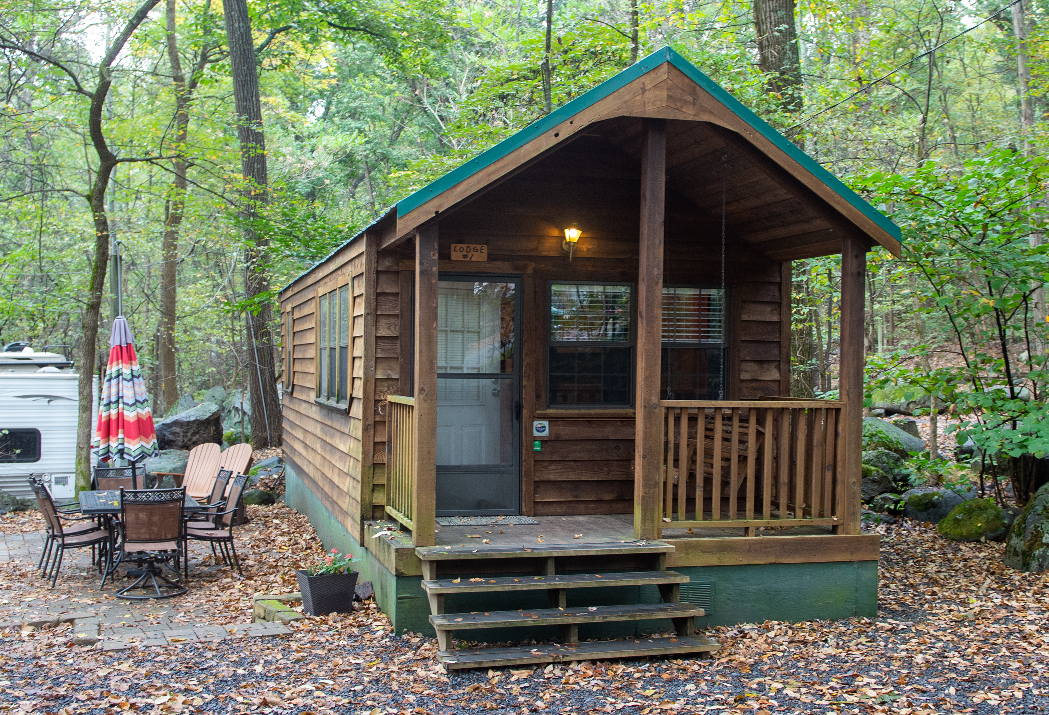 Exterior of Lodge (Pictured is Lodge #1)