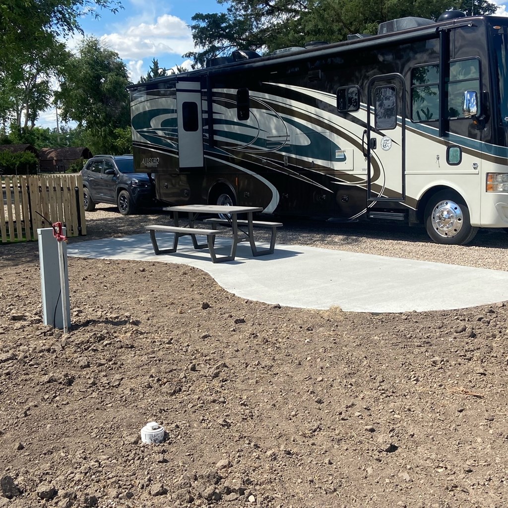 New Deluxe Patio Sites are Open