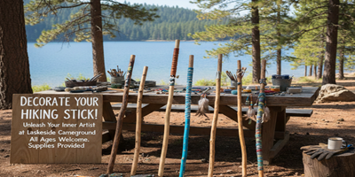 Hiking Stick Decorating