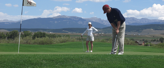 Golfing
