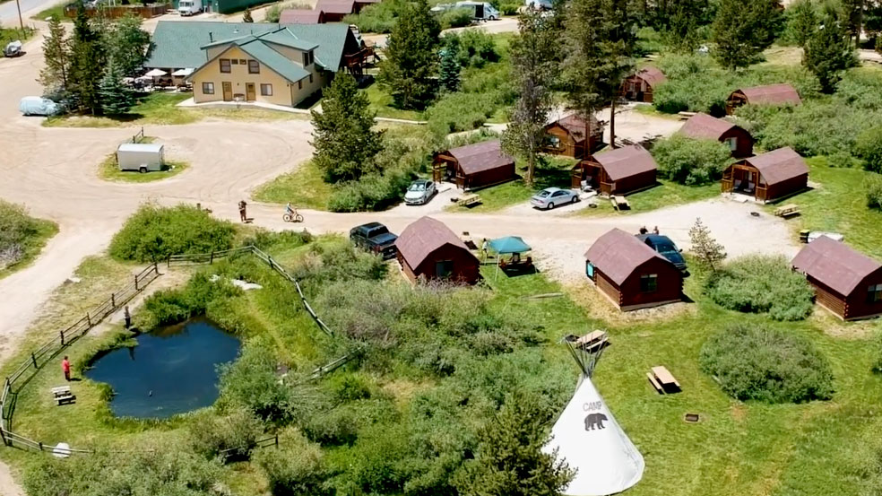 Cabins overhead