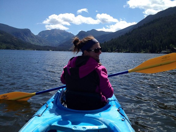 Kayaking in the great outdoors