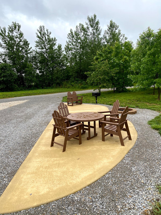 Site 52 Full Hook Up Pull Thru with Patio