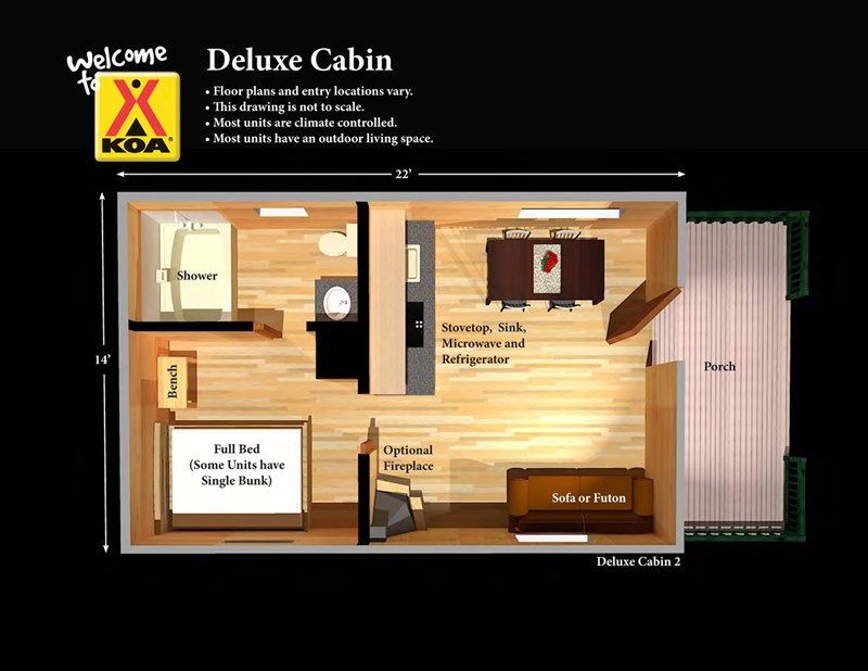 Deluxe Kottage Floorplan